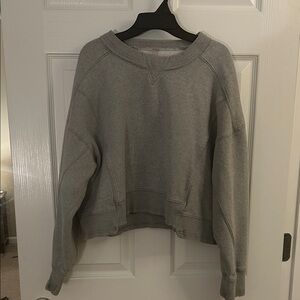 Free people Gray Crewneck Sweatshirt